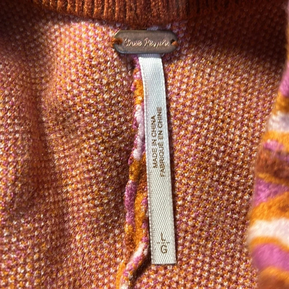 FREE PEOPLE swit micro shorts stretchy retro 70s Large high waisted - Picture 6 of 8